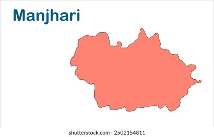 Manjhari subdivision map, Pashchimi Singhbhum District, Jharkhand state, Republic of India, Government of Jharkhand, Indian territory, Eastern India, politics, village, tourism