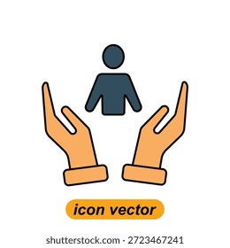ícones da humanidade. Ilustrações planas de ícones vetoriais da humanidade para a Web. Ilustrações vetoriais de ícones da empresa.