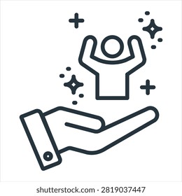 Mankind Outline Icon Style Collection