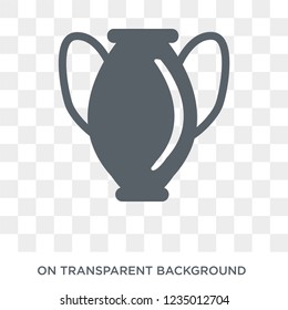 Manna Jar icon. Trendy flat vector Manna Jar icon on transparent background from Religion  collection. 