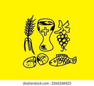 Manna Sign and Symbol, art vector design 