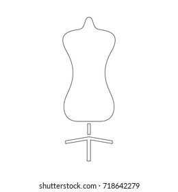 mannequin clothes icon