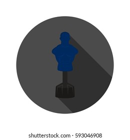 Mannequin color flat icon for web and mobile design
