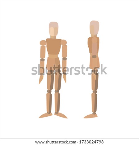 mannequin for demonstrating poses for an art store, art schoo