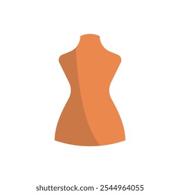 Mannequin fashion tailor icon vector basic design simple and modern concept graphic