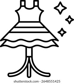 Design de ícone de estilo preenchido de manequim