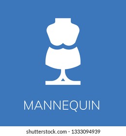  Mannequin icon. Editable  Mannequin icon for web or mobile.