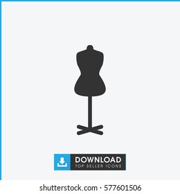 mannequin icon illustration isolated vector sign symbol