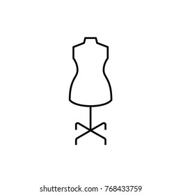 mannequin icon illustration isolated vector sign symbol