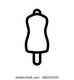 mannequin icon or logo isolated sign symbol vector illustration - high quality black style vector icons
