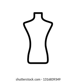 Mannequin icon vector