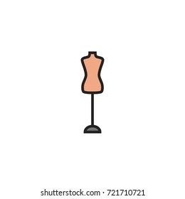 Mannequin Icon Vector Isolated