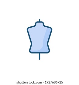 Icono de maniquí en vector. Logotipo
