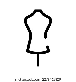 Mannequin Icon Vector Symbol Design Illustration