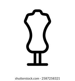 Mannequin Icon Vector Symbol Design Illustration