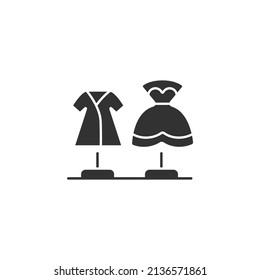 Symbol für Mannequin-Symbole, Vektorelemente für Infografiken