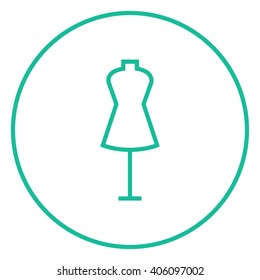 Mannequin line icon.