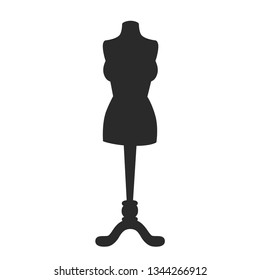 Mannequin manikin model silhouette vector illustration