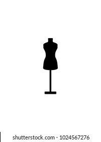 A mannequin on white background