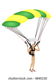 Serie Mannequin: Buceo con cielo - Vector