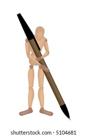 Serie Mannequin: Escritura - Vector