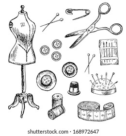 30,294 Sketch Sewing Images, Stock Photos & Vectors | Shutterstock