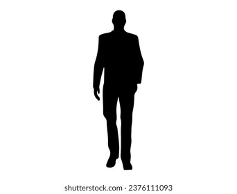 Mannequin silhouette vector art white background