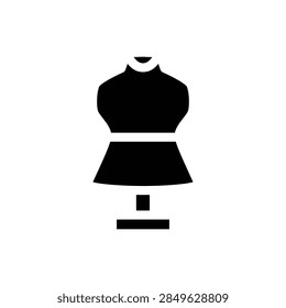 mannequin solid icon vector design good for web or mobile app