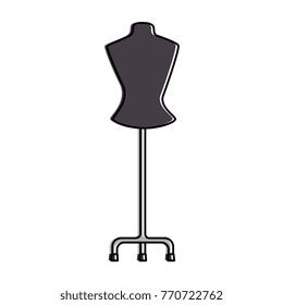 mannequin store isolated icon