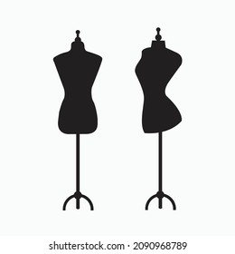 Mannequin vector illustration conceptual design, great for fashion clothes shop icons, illustrations, for clothing industry product logos or models