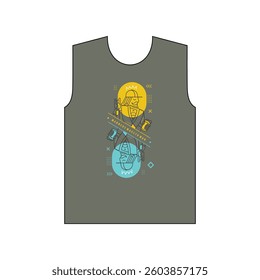 MANNERS MAKETH MAN - MODERN AND STYLISH TYPOGRAPHY DESIGN, VECTOR PRINT T-SHIRT, GRAPHIC VECTOR DESIGN, URBAN STYLE, STREET WEAR FASHION ILLUSTRATION, 