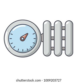 Manometer icon. Cartoon illustration of manometer vector icon for web.