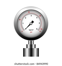 manometer isolated on a white background, vector svg