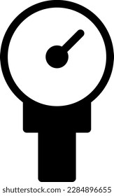 manometer Vector illustration on a transparent background. Premium quality symmbols. Glyphs vector icons for concept and graphic design. 
