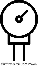 manometer  Vector illustration on a transparent background. Premium quality symmbols. Thin line vector icons for concept and graphic design. 
