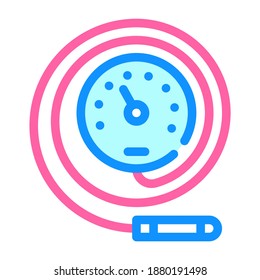 manometric thermometer color icon vector. manometric thermometer sign. isolated symbol illustration