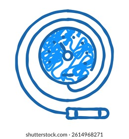 manometric thermometer doodle icon sketch vector. manometric thermometer sign. isolated symbol illustration