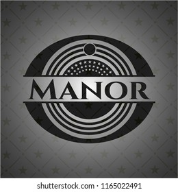 Manor dark icon or emblem