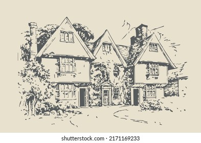 Manor house in Suffolk, England
