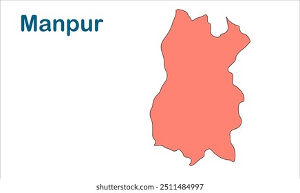 Mapa da subdivisão de Manpur, Distrito de Gaya, Estado de Bihar, República da Índia, Governo de Bihar, Território indiano, Índia Oriental, política, aldeia, turismo