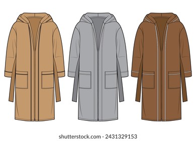 Mans bathrobe with hood different colors