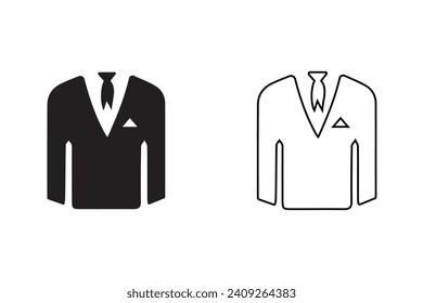 Mans blazer jacket icon vector illustration