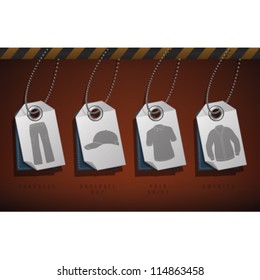 Man's Clothing theme icons set from left to right: Trousers, Baseball cap, Polo shirt, Sweater.
