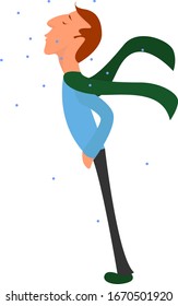 Mans primeiro mostra, ilustração, vetor sobre fundo branco.