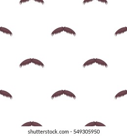 Man's hairstyle icon in pattern style isolated on white background. Beard symbol stock vector illustration.