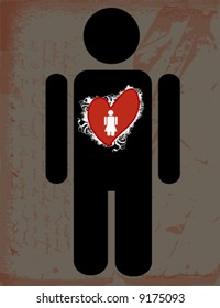 man's heart for her