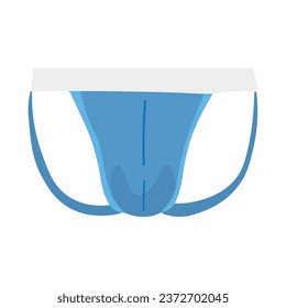 Man's jockstrap underwear on white background