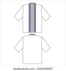 Vektorvorlage des Menschen Kimono Design
