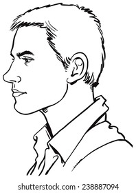 Man's Profile