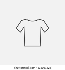 Man's shirt, man's wear icon.